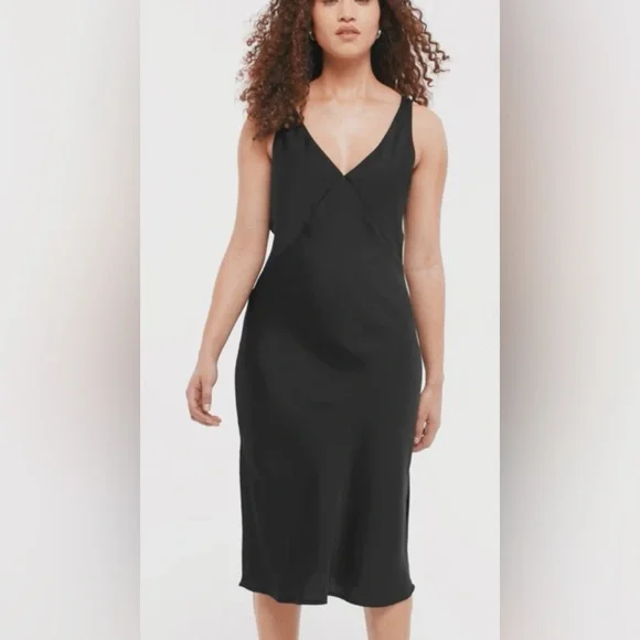 everleigh satin midi dress Everleigh Dress – Saylor NYC